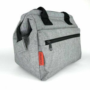 Esonmus Lunch Box Lunch Bag Work School Gray Insulated Stays Cold